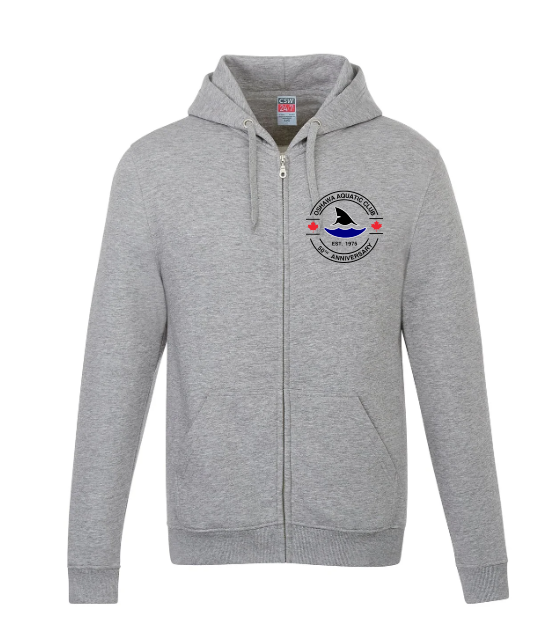 Full Zip up Hooded Sweater 50th anniversary