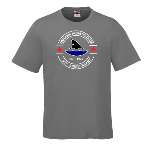 Youth Short Sleeve Performance 50th Anniversary logo