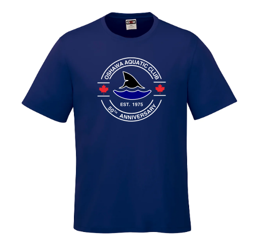 Youth Short Sleeve Performance 50th Anniversary logo