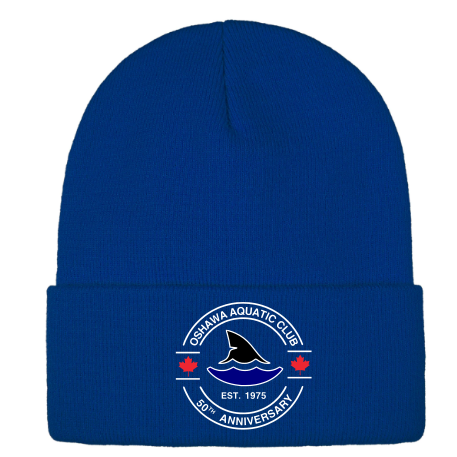 Embroidered Knit Cuff Toque 50th anniversary